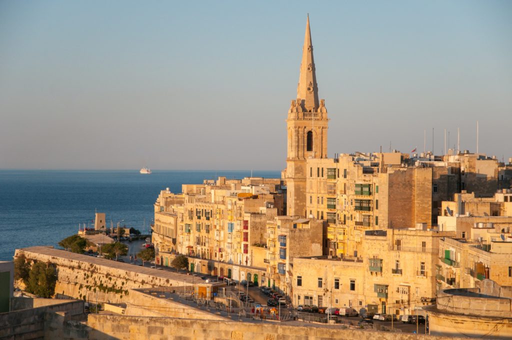 The view of Malta