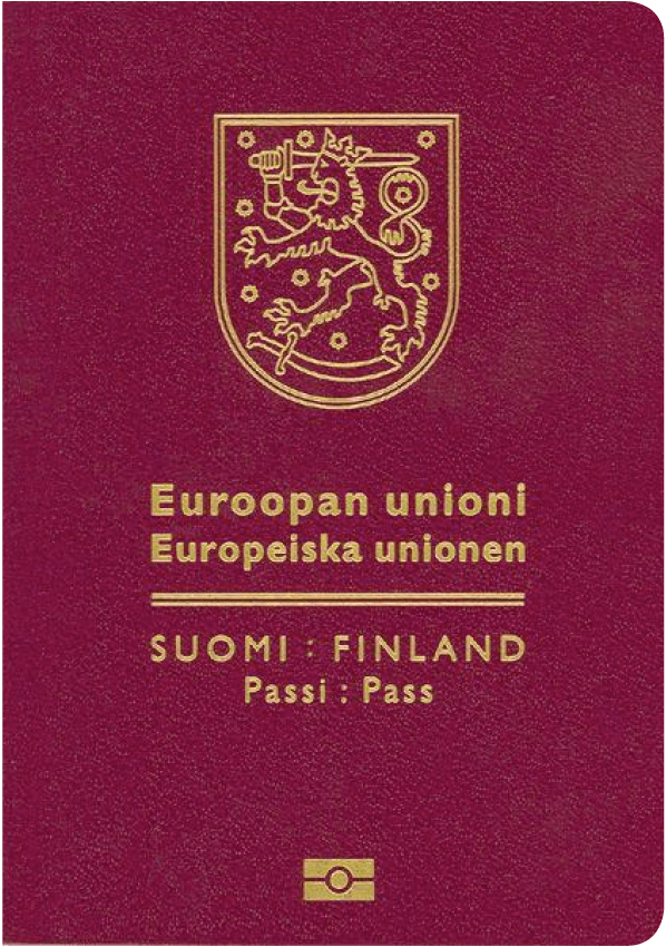 The image of the passport of Finland