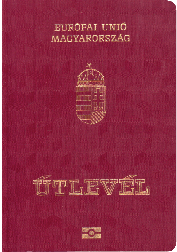 The image of the passport of Hungary