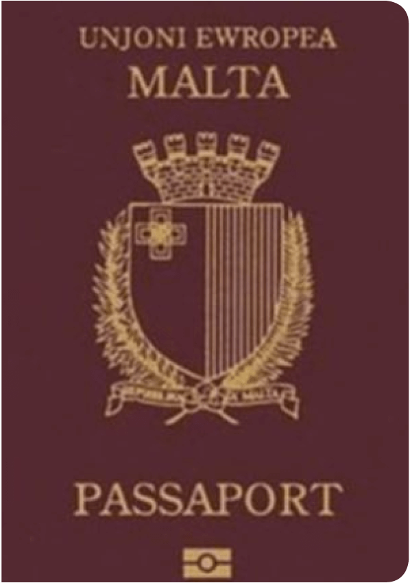 The image of the passport of Malta