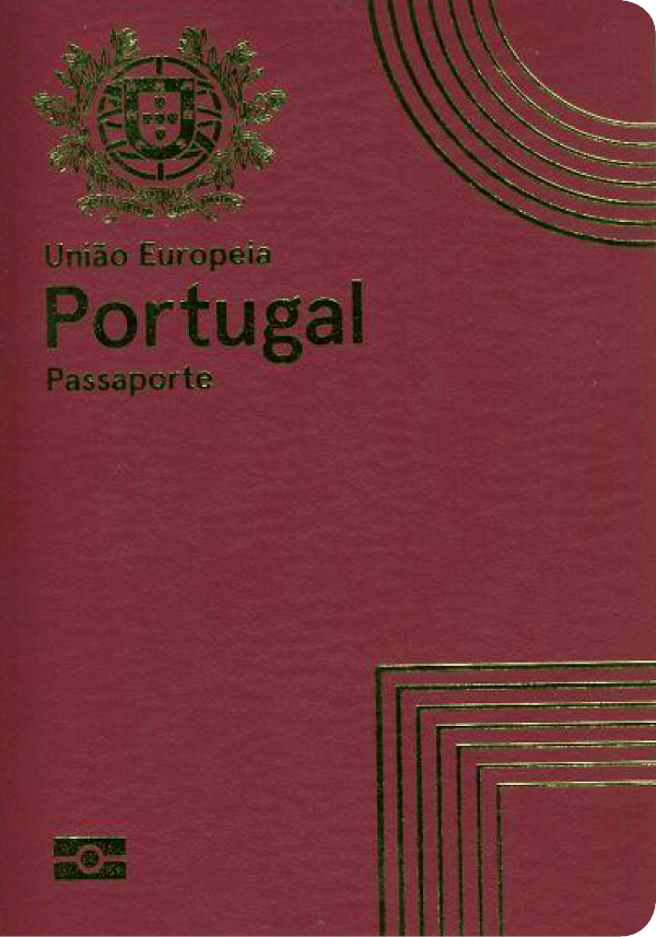 The image of the passport of Portugal