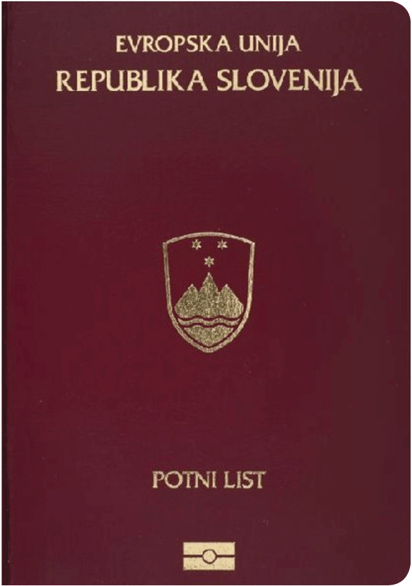 The image of the passport of Slovenia