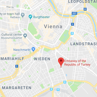 Location of embassy