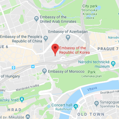 Location of embassy