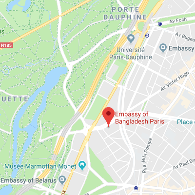 Location of embassy