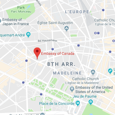 Location of embassy