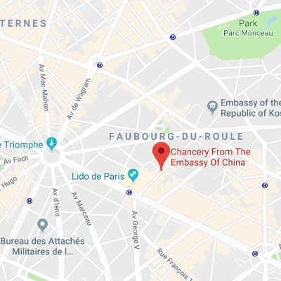 Location of embassy