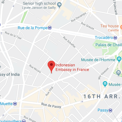 Location of embassy