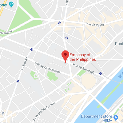 Location of embassy