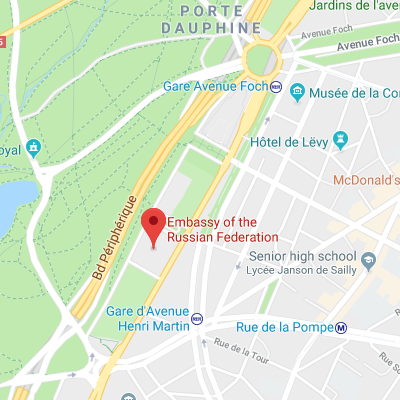 Location of embassy