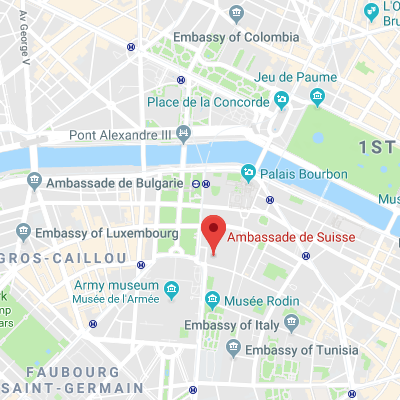 Location of embassy