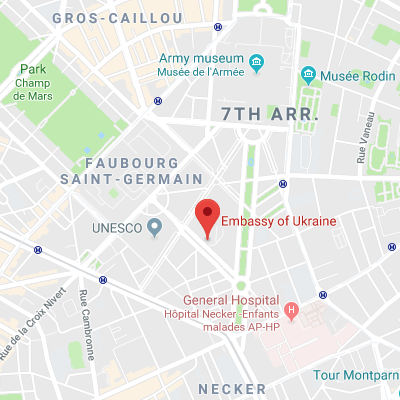 Location of embassy