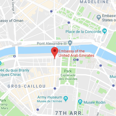 Location of embassy