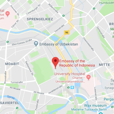 Location of embassy