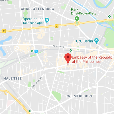 Location of embassy