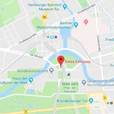 Location of embassy