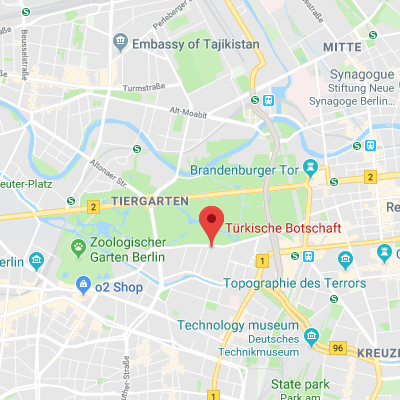 Location of embassy