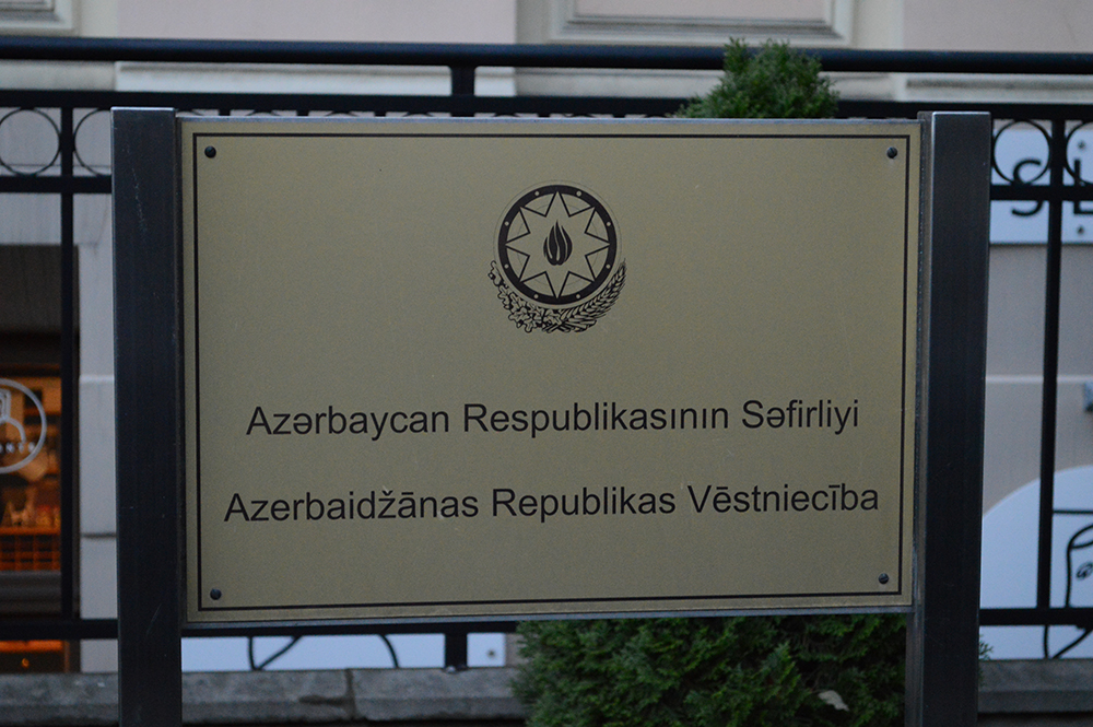 Azerbaijan embassy in Azerbaijani Latvian