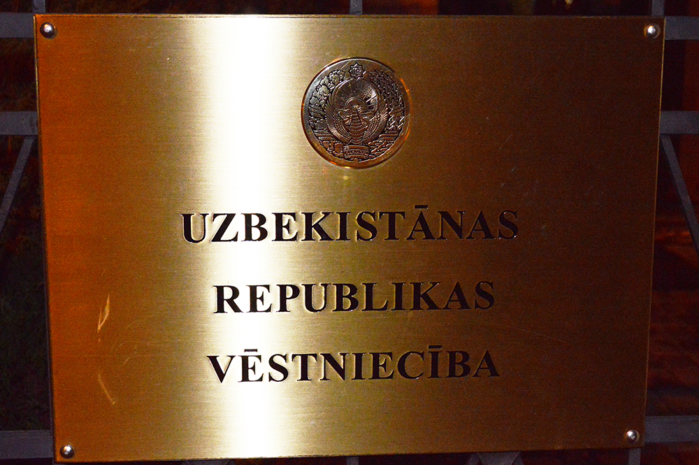 Uzbekistan embassy in Latvian