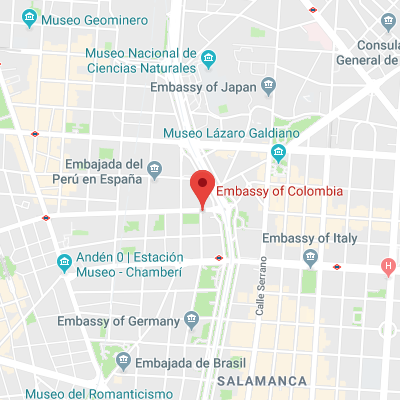 Location of embassy