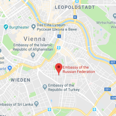 Location of embassy