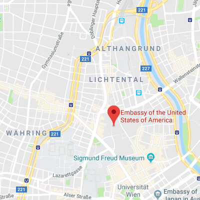 Location of embassy