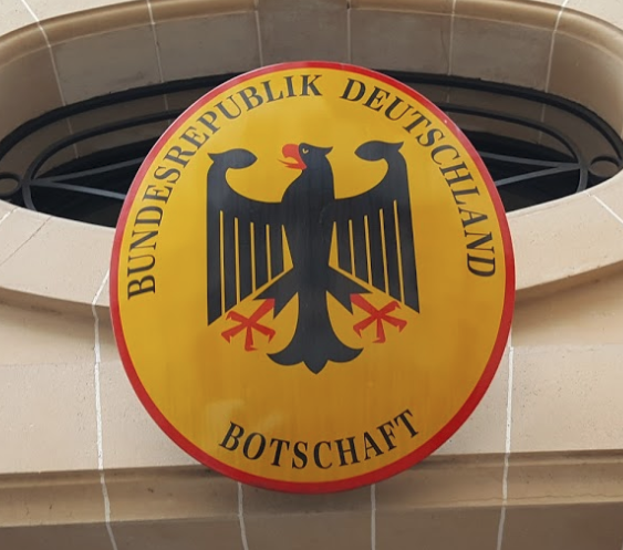 Germany embassy Plaque