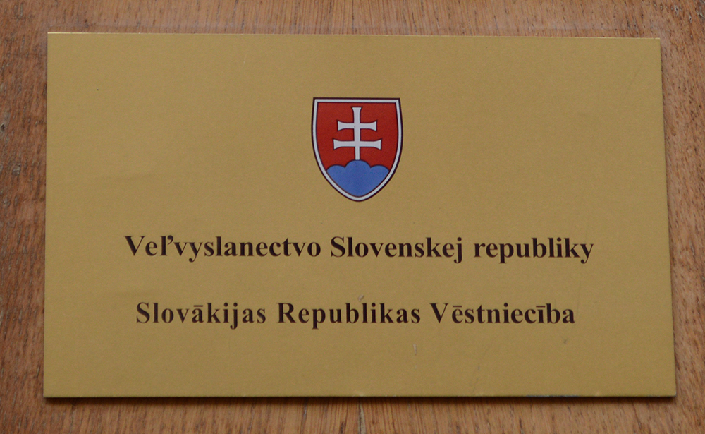 Slovak embassy in slovak Latvian