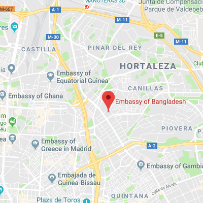 Location of embassy